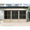 Gazebo Penguin Florence Wall Mounted Solarium 8x16 Metal Roof W1608MR-12